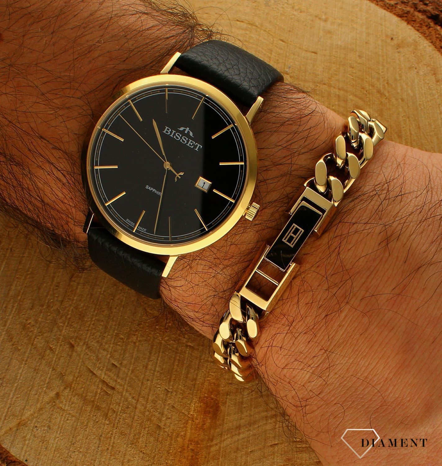 Zegarek męski Bisset złoto-czarny BSCF61.jpg